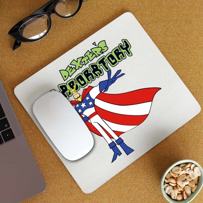 PC, gaming si accesorii - Periferice PC - Mousepad - Mousepad Dexters Laboratory Major Glory Super Erou, CoolTrend, 21x19cm - Infinity.ro