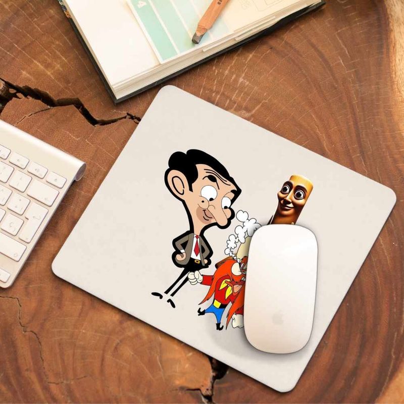 PC, gaming si accesorii - Periferice PC - Mousepad - Mousepad Yosemite Sam Mr Bean Tung Sahur Brainrot Italian, CoolTrend, 21x19cm - Infinity.ro