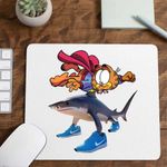 PC, gaming si accesorii - Periferice PC - Mousepad - Mousepad Garfield Rechin Tralalero Tralalala, CoolTrend, 21x19cm - Infinity.ro