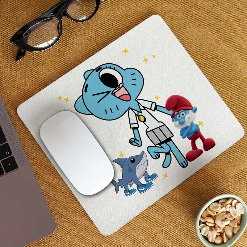 PC, gaming si accesorii - Periferice PC - Mousepad - Mousepad Gumball Nicole Mama CoolTrend, 21x19cm - Infinity.ro