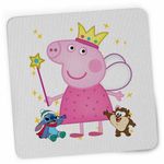 PC, gaming si accesorii - Periferice PC - Mousepad - Mousepad Purcelusa Peppa Pig Zana Maseluta CoolTrend, 21x19cm - Infinity.ro
