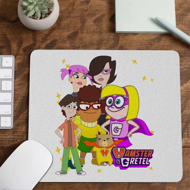 PC, gaming si accesorii - Periferice PC - Mousepad - Mousepad Hamster Gretel Toata Echipa CoolTrend, 21x19cm - Infinity.ro