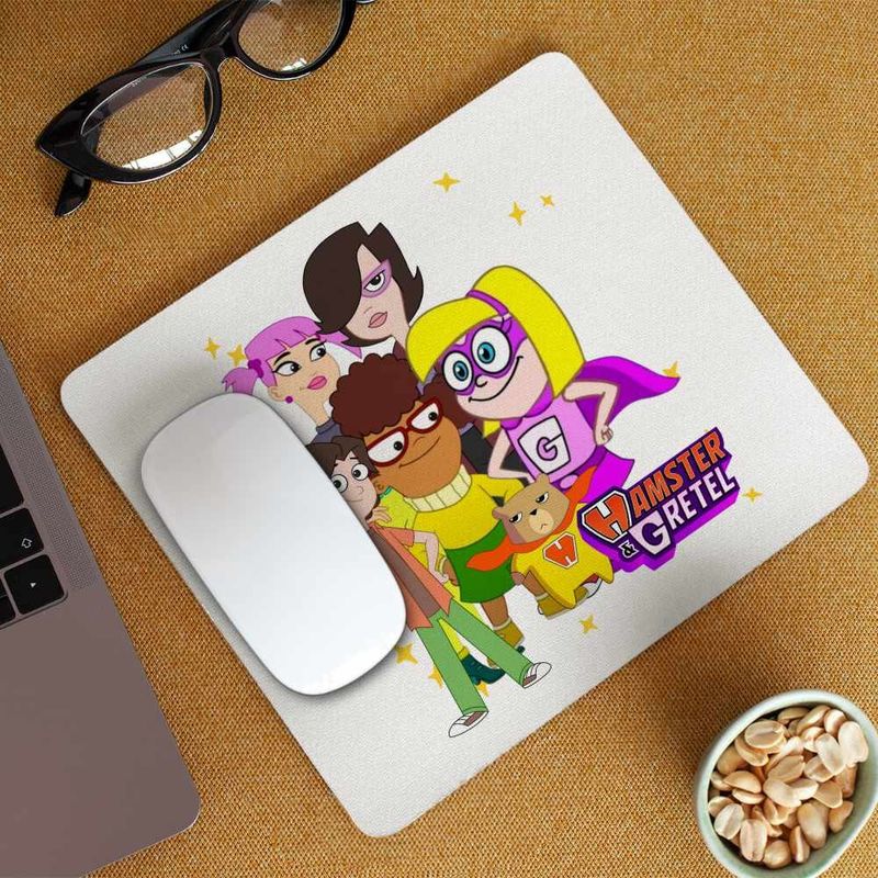 PC, gaming si accesorii - Periferice PC - Mousepad - Mousepad Hamster Gretel Toata Echipa CoolTrend, 21x19cm - Infinity.ro