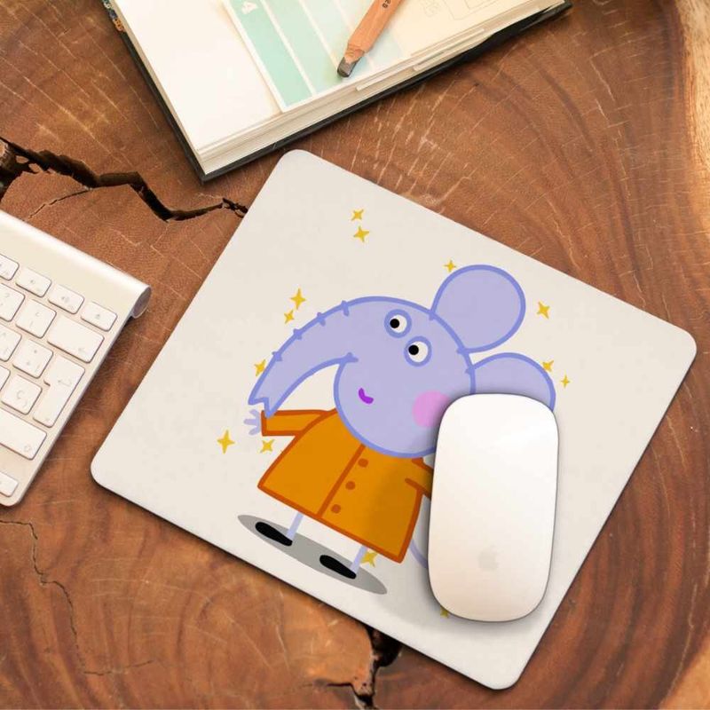 PC, gaming si accesorii - Periferice PC - Mousepad - Mousepad Elefantul Edmond Purcelusa Peppa Pig CoolTrend, 21x19cm - Infinity.ro