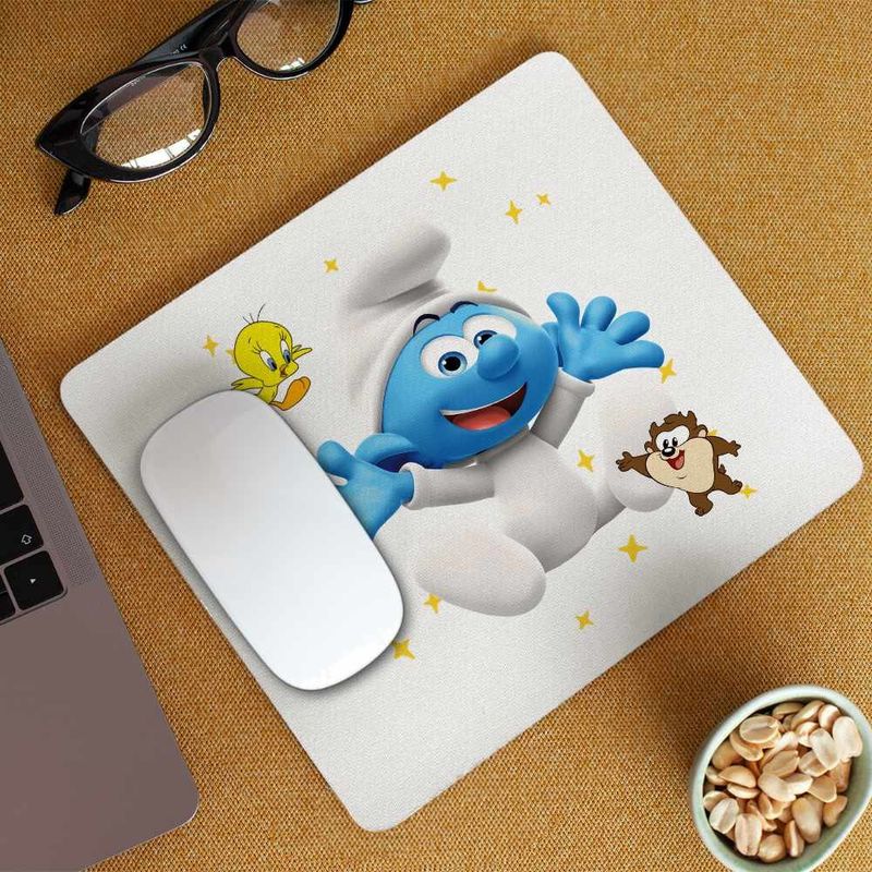 PC, gaming si accesorii - Periferice PC - Mousepad - Mousepad Bebe Strumf Strunf CoolTrend, 21x19cm - Infinity.ro