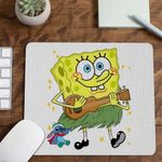 PC, gaming si accesorii - Periferice PC - Mousepad - Mousepad SpongeBob Hawaii Ukulele Serial Sezon CoolTrend, 21x19cm - Infinity.ro