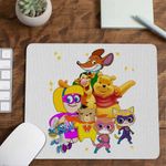 PC, gaming si accesorii - Periferice PC - Mousepad - Mousepad Hamster Gretel Geronimo Winnie Super Pisicute CoolTrend, 21x19cm - Infinity.ro