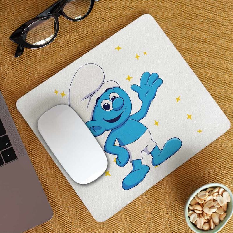 PC, gaming si accesorii - Periferice PC - Mousepad - Mousepad Strumf Vesel CoolTrend, 21x19cm - Infinity.ro