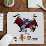 PC, gaming si accesorii - Periferice PC - Mousepad - Mousepad Tom si Jerry Dracula Vampiri Halloween Horror CoolTrend, 21x19cm - Infinity.ro