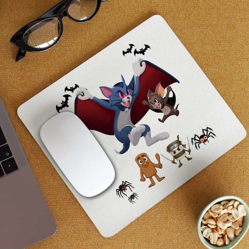 PC, gaming si accesorii - Periferice PC - Mousepad - Mousepad Tom si Jerry Dracula Vampiri Halloween Horror CoolTrend, 21x19cm - Infinity.ro
