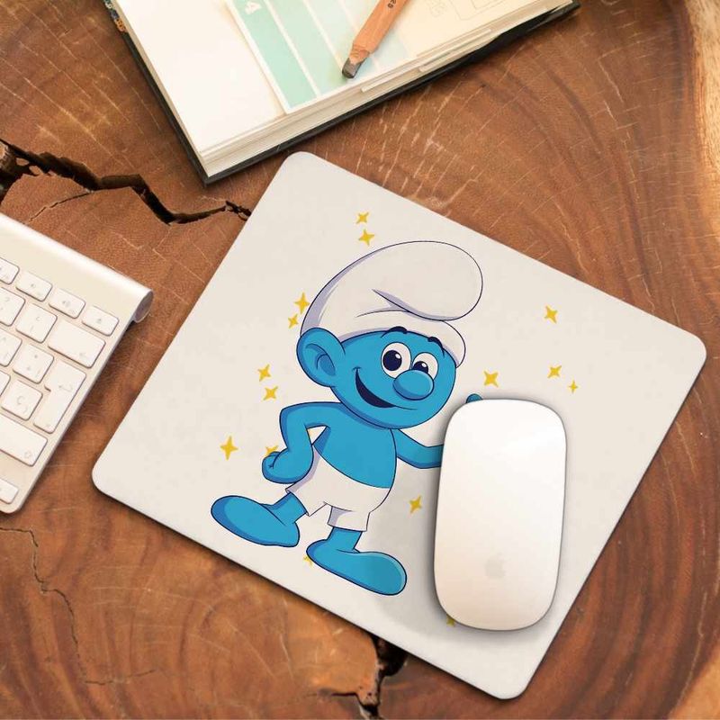 PC, gaming si accesorii - Periferice PC - Mousepad - Mousepad Strumf Vesel CoolTrend, 21x19cm - Infinity.ro