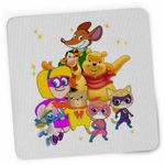 PC, gaming si accesorii - Periferice PC - Mousepad - Mousepad Hamster Gretel Geronimo Winnie Super Pisicute CoolTrend, 21x19cm - Infinity.ro