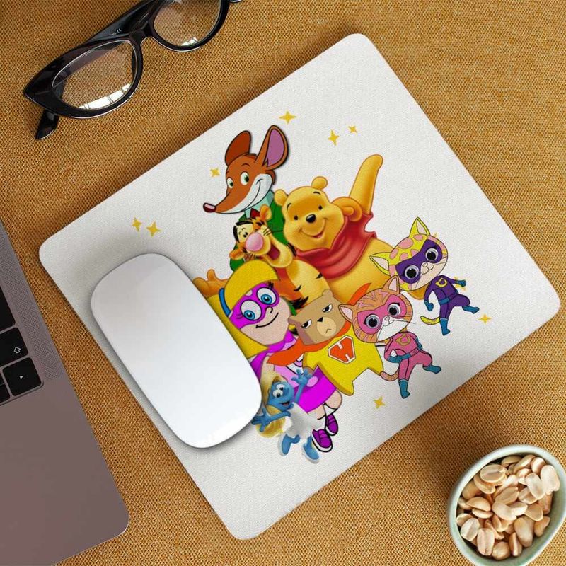 PC, gaming si accesorii - Periferice PC - Mousepad - Mousepad Hamster Gretel Geronimo Winnie Super Pisicute CoolTrend, 21x19cm - Infinity.ro