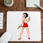 PC, gaming si accesorii - Periferice PC - Mousepad - Mousepad Betty Boop Mafioata Bonnie Clyde, CoolTrend, 21x19cm - Infinity.ro