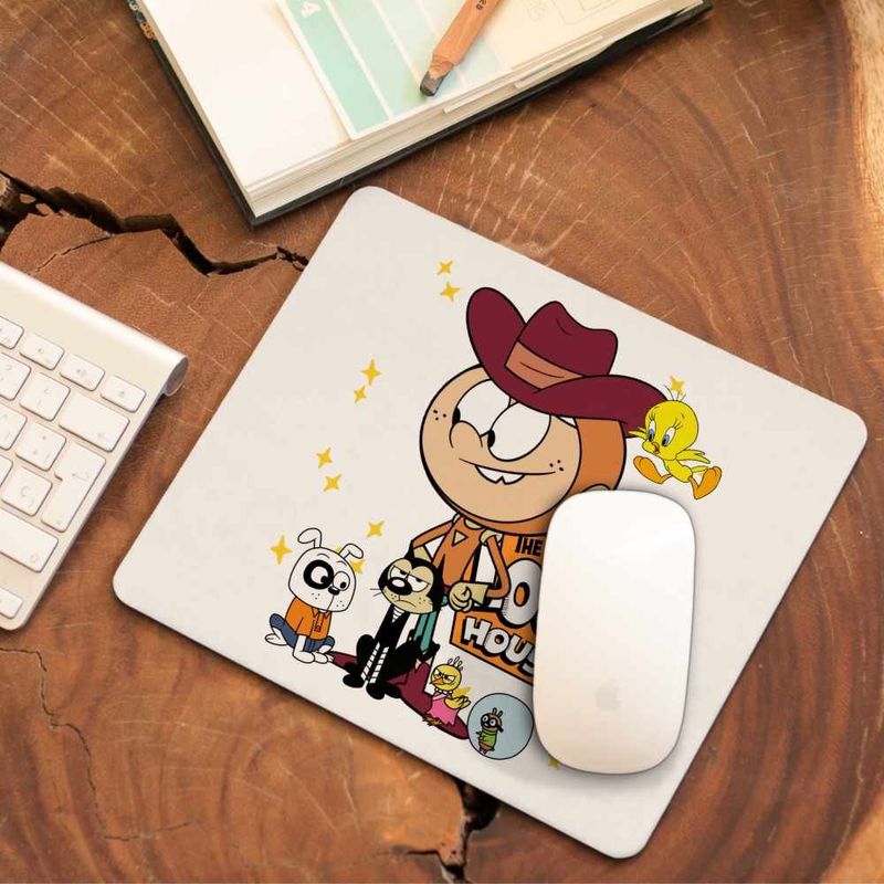 PC, gaming si accesorii - Periferice PC - Mousepad - Mousepad Casa Loud Lincoln Cowboy Western CoolTrend, 21x19cm - Infinity.ro