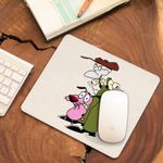 PC, gaming si accesorii - Periferice PC - Mousepad - Mousepad Curaj Cainele Fricos Bunicu Beagle, CoolTrend, 21x19cm - Infinity.ro