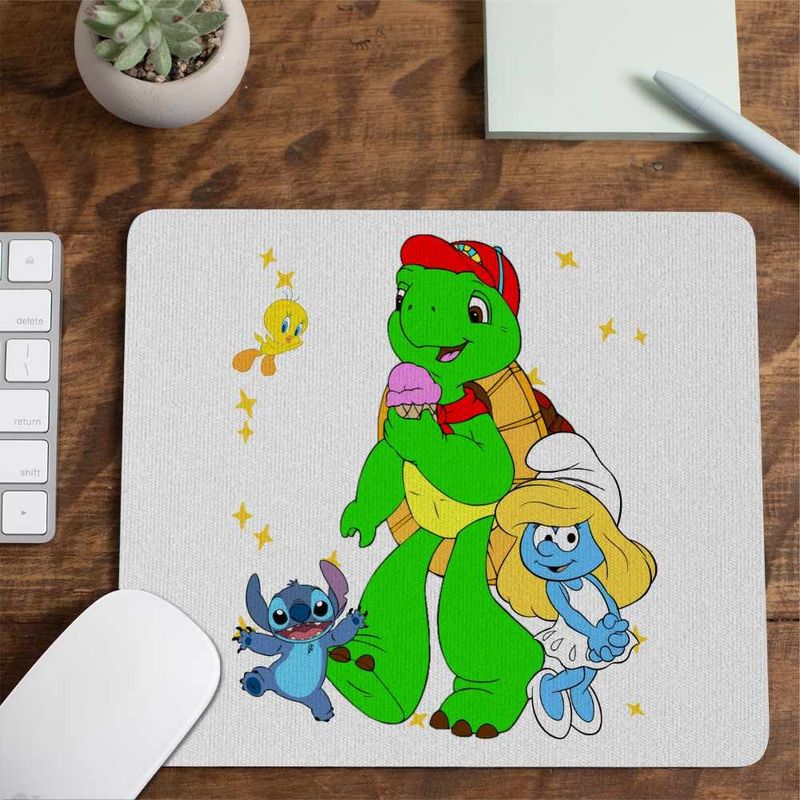 PC, gaming si accesorii - Periferice PC - Mousepad - Mousepad Franklin Testoasa Inghetata CoolTrend, 21x19cm - Infinity.ro