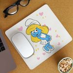 PC, gaming si accesorii - Periferice PC - Mousepad - Mousepad Strumfita Desene Copilarie Strumfii CoolTrend, 21x19cm - Infinity.ro