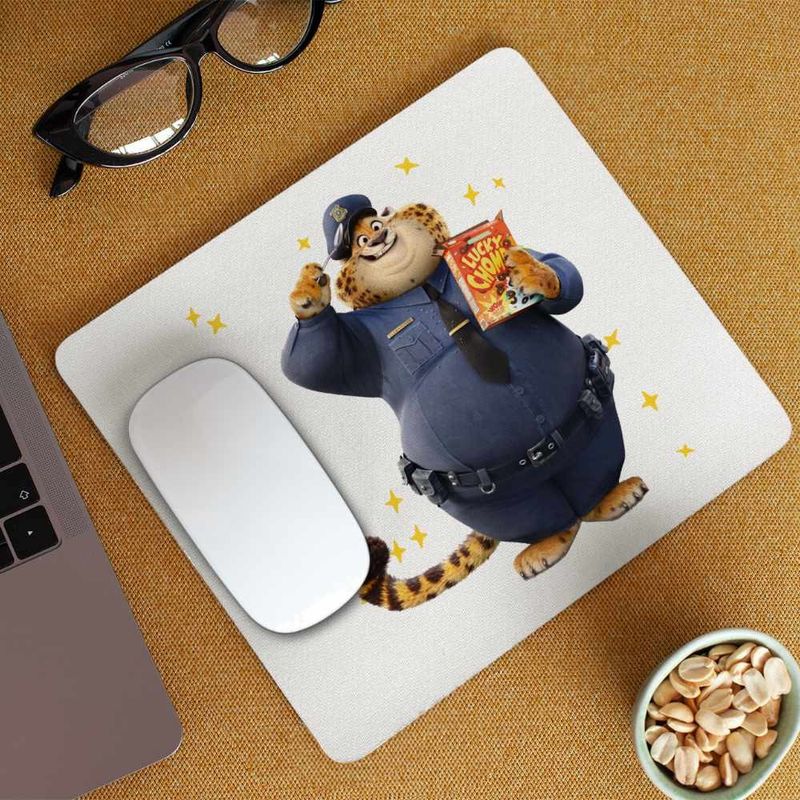 PC, gaming si accesorii - Periferice PC - Mousepad - Mousepad Zootopia Gheruta Tigru Politist CoolTrend, 21x19cm - Infinity.ro