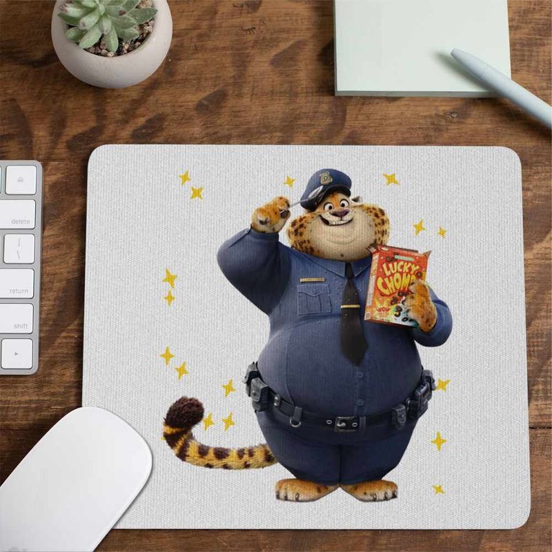 PC, gaming si accesorii - Periferice PC - Mousepad - Mousepad Zootopia Gheruta Tigru Politist CoolTrend, 21x19cm - Infinity.ro