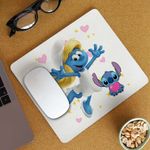 PC, gaming si accesorii - Periferice PC - Mousepad - Mousepad Strumfita Desene Strumfii CoolTrend, 21x19cm - Infinity.ro