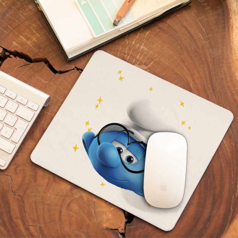 PC, gaming si accesorii - Periferice PC - Mousepad - Mousepad Strumfii Istetul CoolTrend, 21x19cm - Infinity.ro