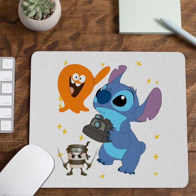 PC, gaming si accesorii - Periferice PC - Mousepad - Mousepad Lamput Stitch CoolTrend, 21x19cm - Infinity.ro