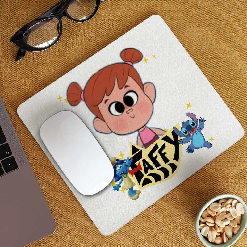 PC, gaming si accesorii - Periferice PC - Mousepad - Mousepad Addie Taffy Desen Raton CoolTrend, 21x19cm - Infinity.ro