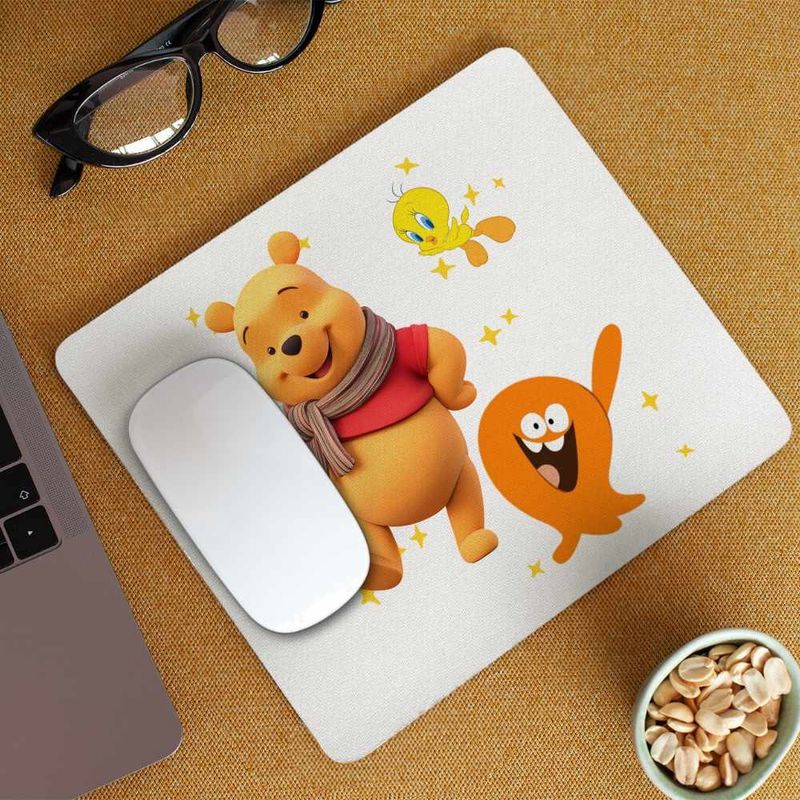 PC, gaming si accesorii - Periferice PC - Mousepad - Mousepad Lamput Winnie the Pooh CoolTrend, 21x19cm - Infinity.ro
