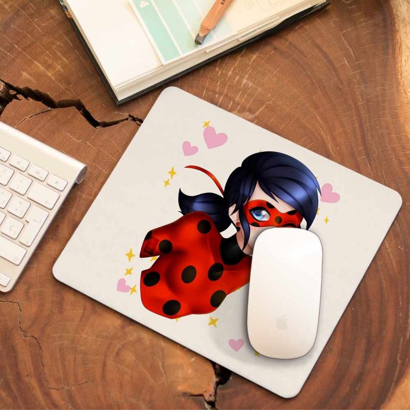 PC, gaming si accesorii - Periferice PC - Mousepad - Mousepad Miraculos Buburuza Marinette Ladybug Miraculous CoolTrend, 21x19cm - Infinity.ro