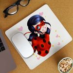 PC, gaming si accesorii - Periferice PC - Mousepad - Mousepad Miraculos Buburuza Marinette Ladybug Miraculous CoolTrend, 21x19cm - Infinity.ro