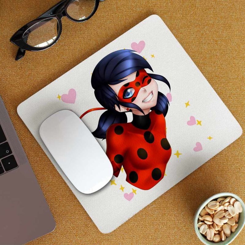 PC, gaming si accesorii - Periferice PC - Mousepad - Mousepad Miraculos Buburuza Marinette Ladybug Miraculous CoolTrend, 21x19cm - Infinity.ro