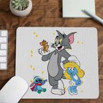 PC, gaming si accesorii - Periferice PC - Mousepad - Mousepad Desene Copilarie Tom si Jerry CoolTrend, 21x19cm - Infinity.ro