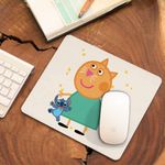 PC, gaming si accesorii - Periferice PC - Mousepad - Mousepad Pisica Candy Purcelusa Peppa Pig Pepa CoolTrend, 21x19cm - Infinity.ro