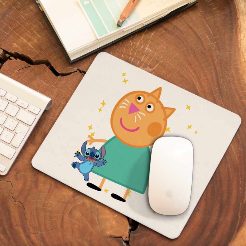 PC, gaming si accesorii - Periferice PC - Mousepad - Mousepad Pisica Candy Purcelusa Peppa Pig Pepa CoolTrend, 21x19cm - Infinity.ro