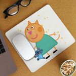 PC, gaming si accesorii - Periferice PC - Mousepad - Mousepad Pisica Candy Purcelusa Peppa Pig Pepa CoolTrend, 21x19cm - Infinity.ro