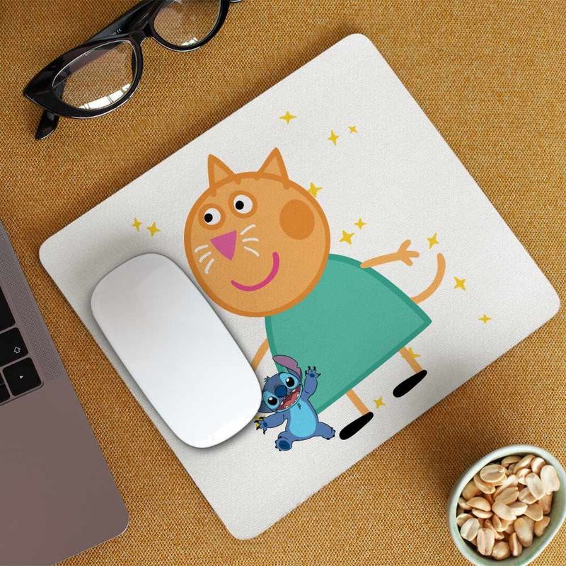PC, gaming si accesorii - Periferice PC - Mousepad - Mousepad Pisica Candy Purcelusa Peppa Pig Pepa CoolTrend, 21x19cm - Infinity.ro