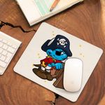 PC, gaming si accesorii - Periferice PC - Mousepad - Mousepad Strumfii Piratul CoolTrend, 21x19cm - Infinity.ro
