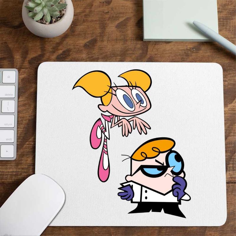 PC, gaming si accesorii - Periferice PC - Mousepad - Mousepad Laborator Dexter Dee Dee Tiptil Furiseaza, CoolTrend, 21x19cm - Infinity.ro