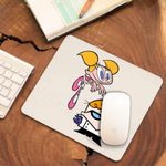 PC, gaming si accesorii - Periferice PC - Mousepad - Mousepad Laborator Dexter Dee Dee Tiptil Furiseaza, CoolTrend, 21x19cm - Infinity.ro