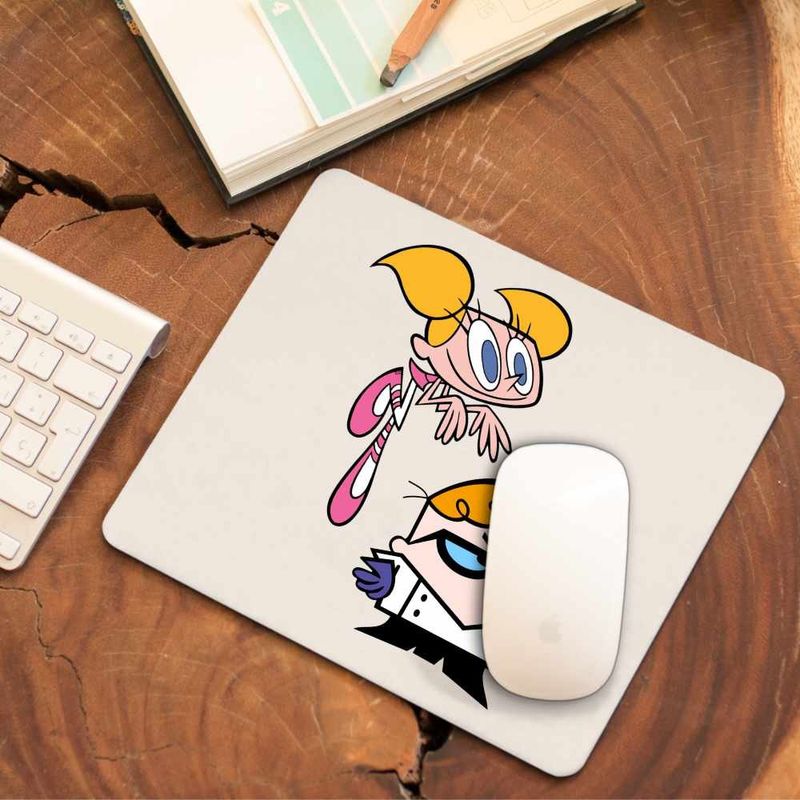 PC, gaming si accesorii - Periferice PC - Mousepad - Mousepad Laborator Dexter Dee Dee Tiptil Furiseaza, CoolTrend, 21x19cm - Infinity.ro