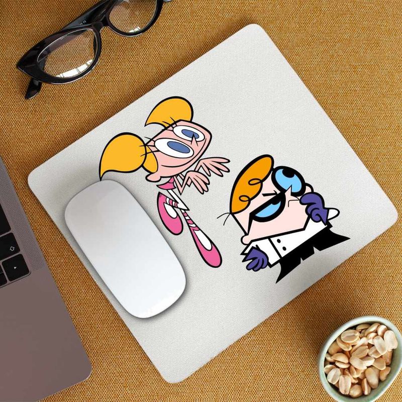 PC, gaming si accesorii - Periferice PC - Mousepad - Mousepad Laborator Dexter Dee Dee Tiptil Furiseaza, CoolTrend, 21x19cm - Infinity.ro