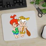 PC, gaming si accesorii - Periferice PC - Mousepad - Mousepad Familia Flintstone Bamm Bamm Pebbles Bebelusi Epoca de Piatra, CoolTrend, 21x19cm - Infinity.ro