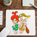 PC, gaming si accesorii - Periferice PC - Mousepad - Mousepad Familia Flintstone Bamm Bamm Pebbles Bebelusi Epoca de Piatra, CoolTrend, 21x19cm - Infinity.ro