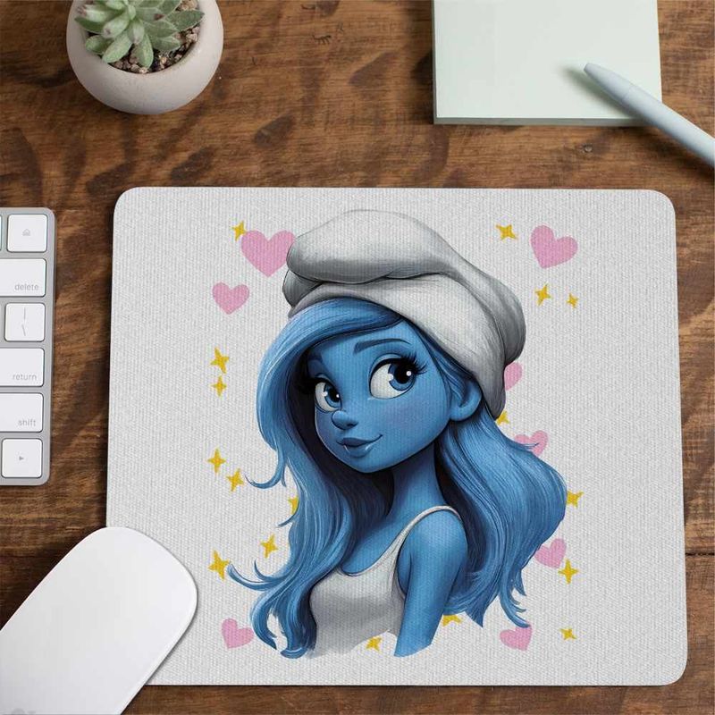 PC, gaming si accesorii - Periferice PC - Mousepad - Mousepad Strumfita Printesa Elf CoolTrend, 21x19cm - Infinity.ro