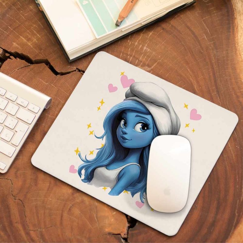 PC, gaming si accesorii - Periferice PC - Mousepad - Mousepad Strumfita Printesa Elf CoolTrend, 21x19cm - Infinity.ro