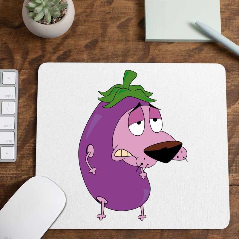 PC, gaming si accesorii - Periferice PC - Mousepad - Mousepad Curaj Cainele cel Fricos Vanata Cartoon, CoolTrend, 21x19cm - Infinity.ro