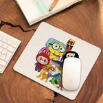 PC, gaming si accesorii - Periferice PC - Mousepad - Mousepad Familia Green Labubu Paienjenel Tung Sahur Robogobo CoolTrend, 21x19cm - Infinity.ro