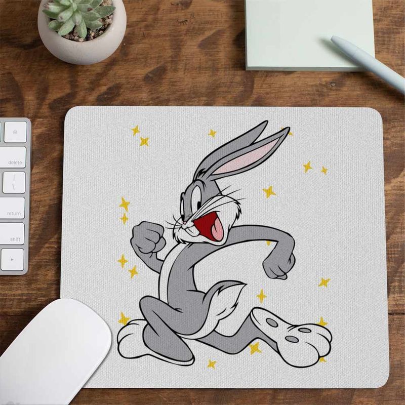 PC, gaming si accesorii - Periferice PC - Mousepad - Mousepad Bugs Bunny Iepuras CoolTrend, 21x19cm - Infinity.ro