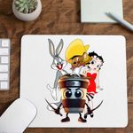 PC, gaming si accesorii - Periferice PC - Mousepad - Mousepad Speedy Gonzales Capucino Asasino Bugs Bunny Betty Boop, CoolTrend, 21x19cm - Infinity.ro